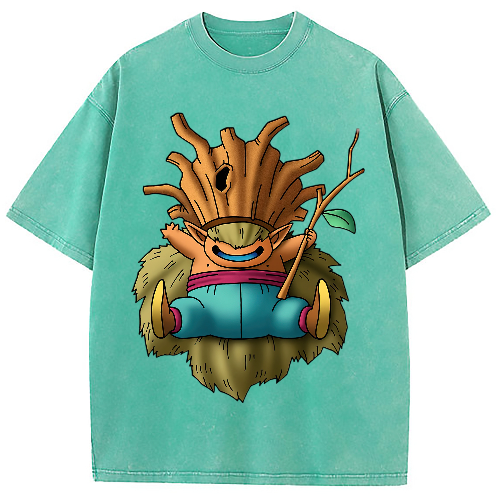 （画像用） ドラゴンクエスト Doragon Kuesuto Dragon Quest 綿100% ヴィンテージ風 半袖Tシャツ（フロントプリント）